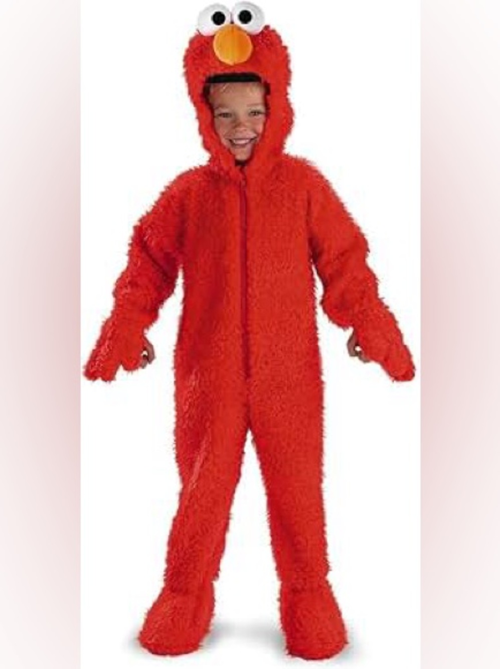 Sesame Street Elmo Plush Red Toddler Costume with Hood